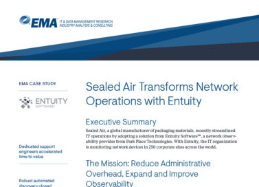 Sealed Air Transforms Network Operations with Entuity